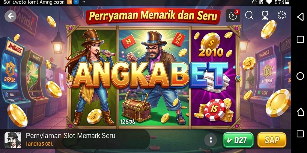 Tampilan gameplay menarik dari game Slot ANGKABET.