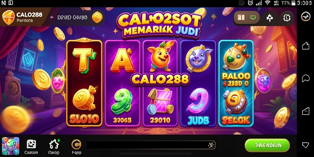 Tampilan gameplay CALO288 yang menarik dan penuh warna.