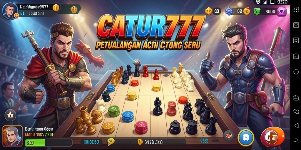 Tampilan aksi seru dalam permainan CATUR777 yang penuh strategi.