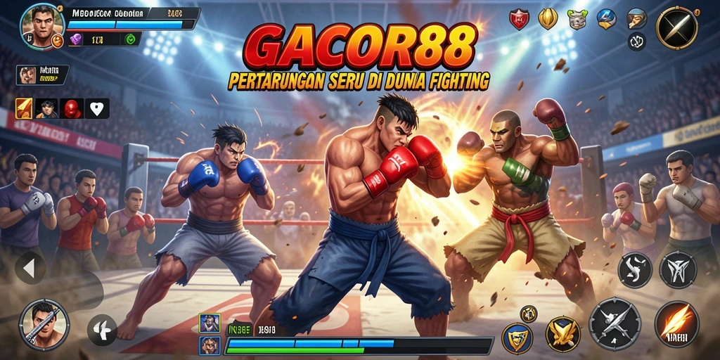 Tampilan gameplay GACOR88 yang mendebarkan dan penuh aksi.