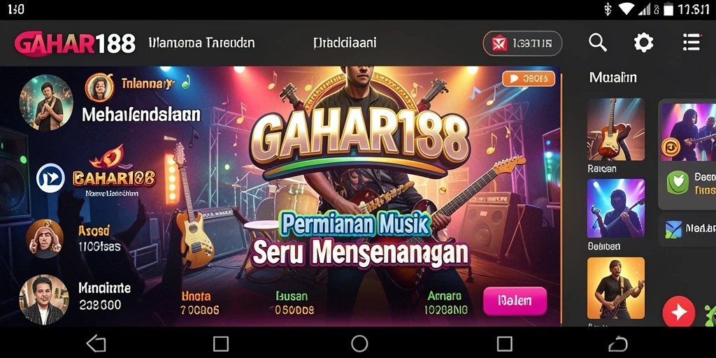 Tampilan gameplay GAHAR188 dengan efek visual yang menakjubkan.