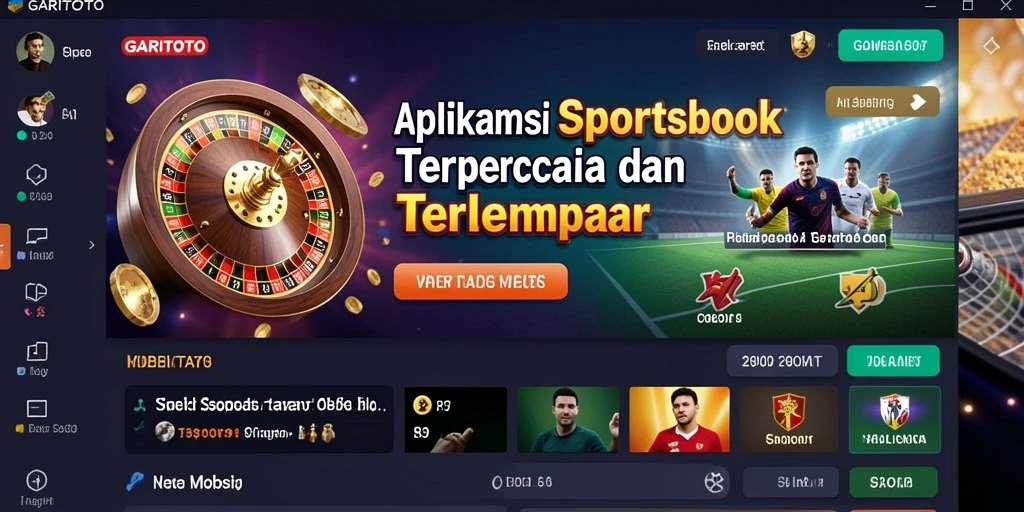 Tampilan gameplay Sportsbook GARITOTO yang menarik dan interaktif.
