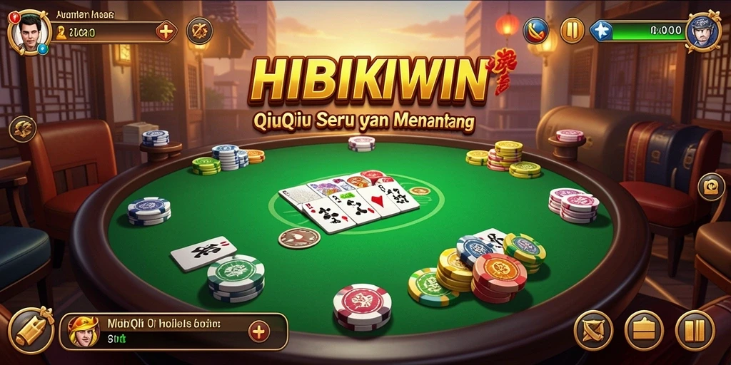 Tampilan gameplay seru HIBIKIWIN yang penuh strategi.