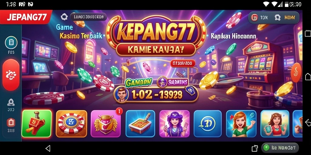 Screenshot gameplay JEPANG77 yang menampilkan momen kemenangan kasino.