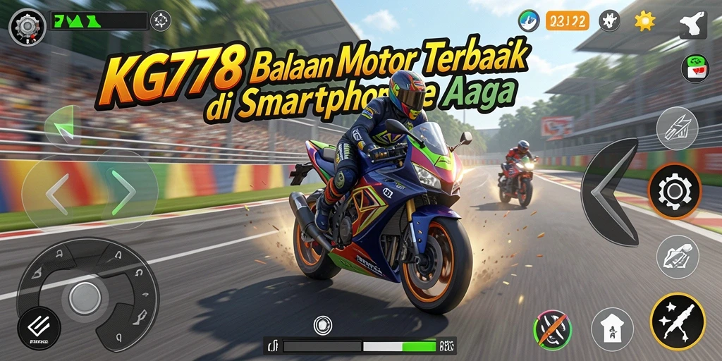 Screenshot KG778 menampilkan aksi balap motor yang mendebarkan dan grafis yang menakjubkan.