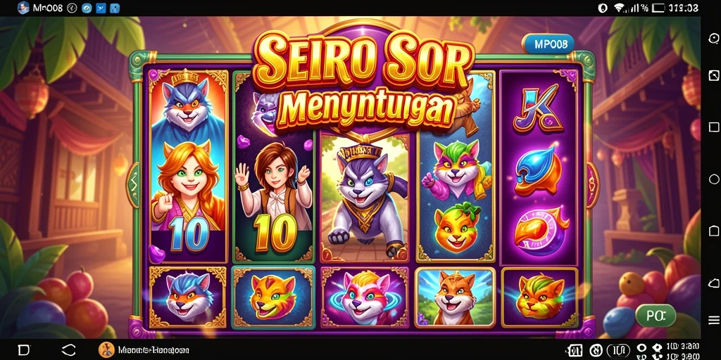 Screenshot MPO08 menampilkan gameplay Slot yang seru dan interaktif.