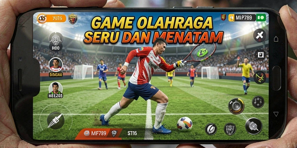Screenshot <strong>MVP789</strong> menunjukkan aksi permainan olahraga yang mendebarkan.