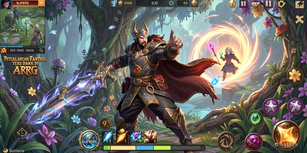 Gameplay SUPER5 yang seru dengan pertarungan epik dan grafis menawan.