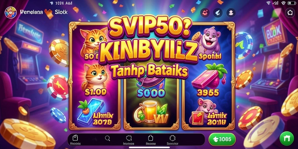 Screenshot SVIP5 menampilkan pengalaman gameplay Slot yang mendebarkan.