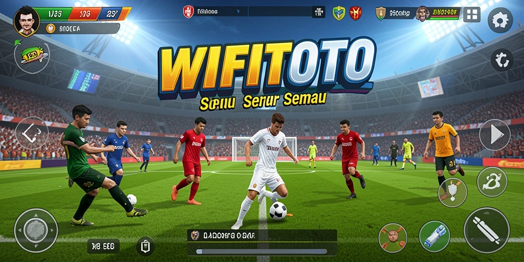 Tampilan gameplay WIFITOTO yang menampilkan suasana olahraga yang intens.