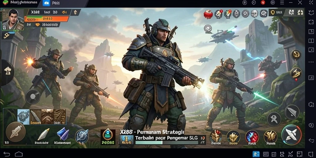 Gameplay seru dan strategis di X88 dengan momen pertempuran epik.