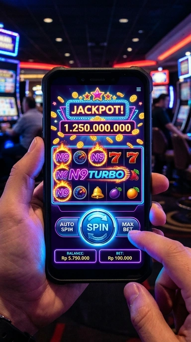 Fitur pencarian di n9turbo memudahkan pengguna menemukan aplikasi yang diinginkan.